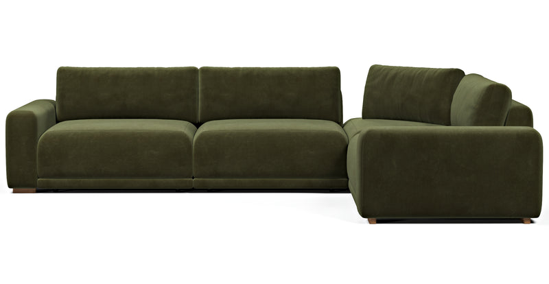 Carle 339 x 234 Sectional double arm - velvet