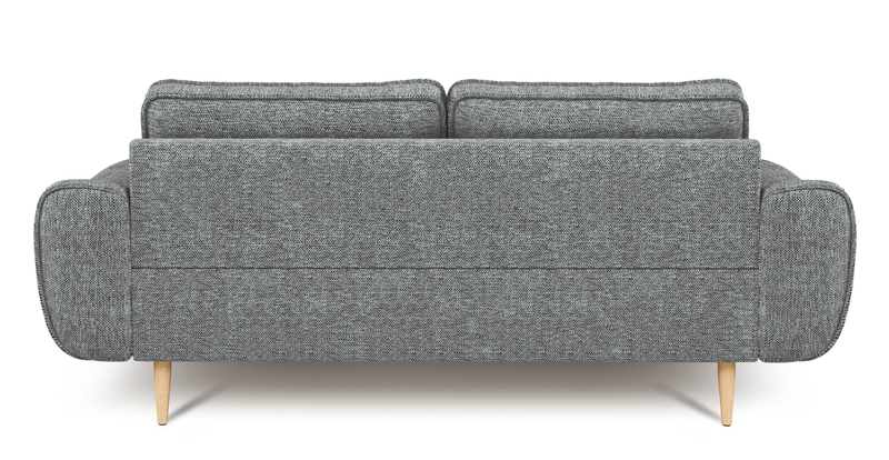 Klem 2 seater sofa wooden leg - natural fabric