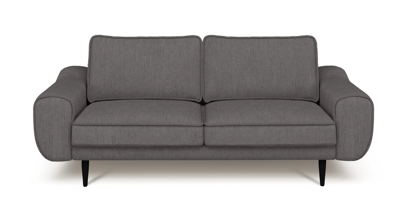 Klem 2-seater sofa wooden leg - performance fabric