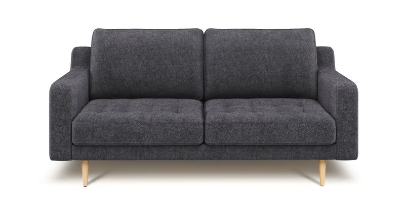 Modsy 2-Sitzer Sofa Holzbein - Strukturierter Chenille