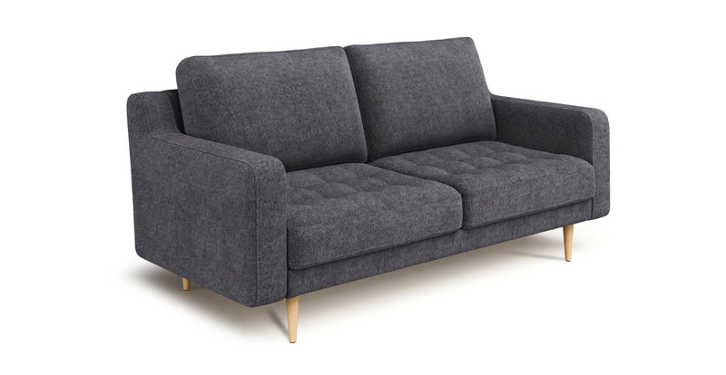 Modsy 2-Sitzer Sofa Holzbein - Strukturierter Chenille
