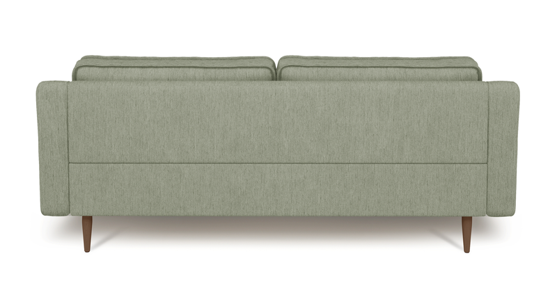 Klem Slim 3-seater sofa wooden leg - performance fabric