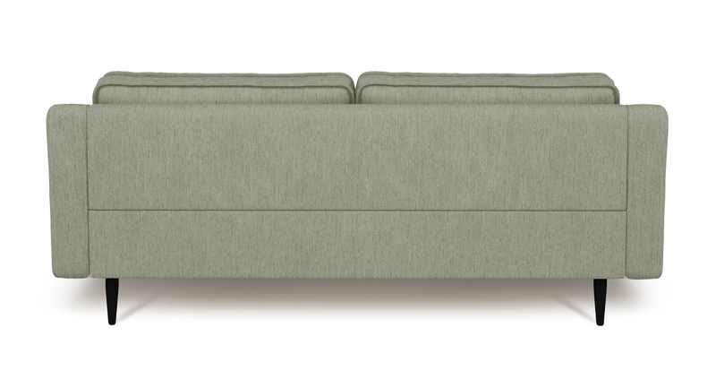 Klem Slim 3-seater sofa wooden leg - performance fabric