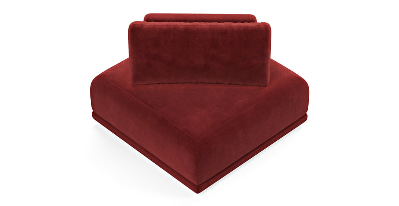 Carle corner modules and Ottoman - velvet