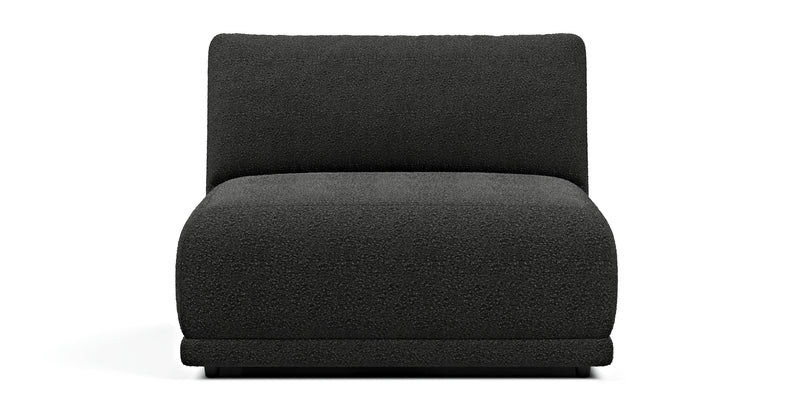 Carle single seat without armrests - Bouclé