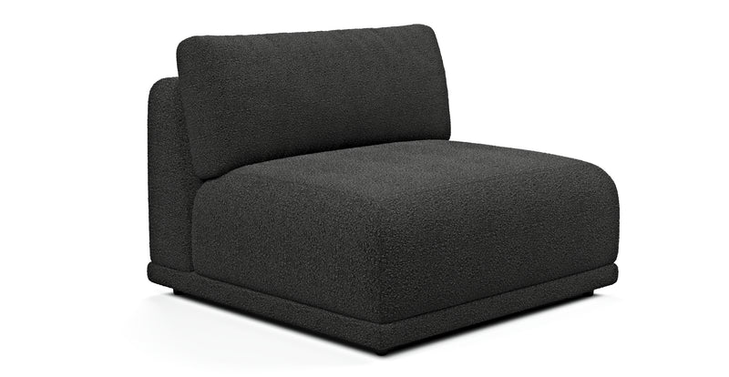 Carle single seat without armrests - Bouclé