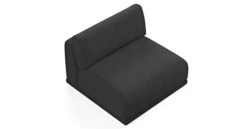 Carle single seat without armrests - Bouclé