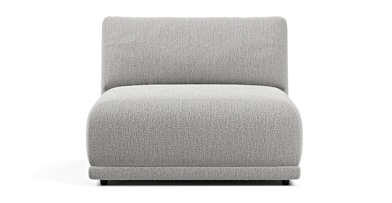 Carle single seat without armrests - natural fabric