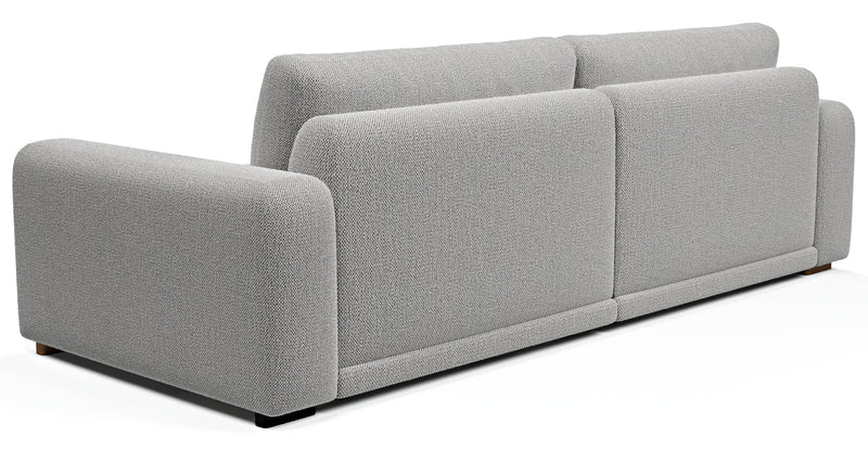 Carle 3-seater double arm - natural fabric