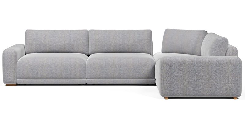 Carle 339 x 234 sectional double arm - natural fabric