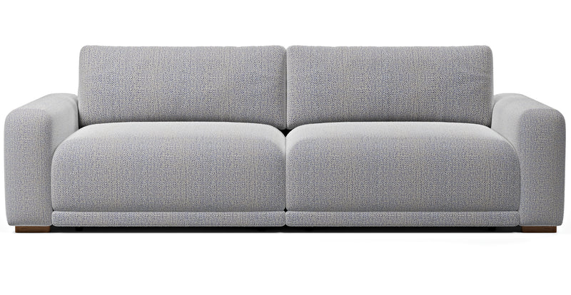 Carle 3-seater double arm - natural fabric