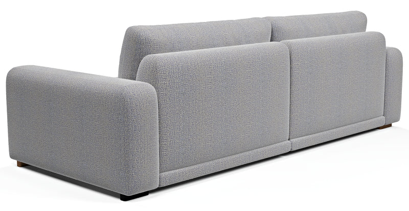 Carle 3-seater double arm - natural fabric