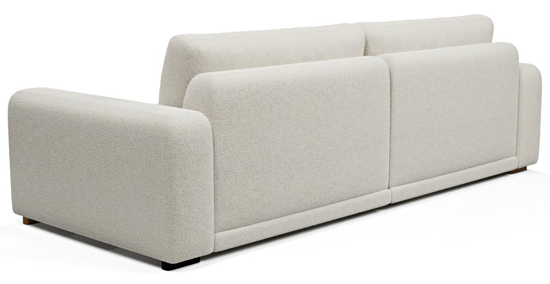 Carle 3-seater double arm - natural fabric