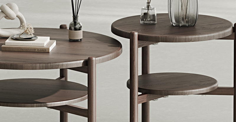 Norac Solid Oak Set Of Two Coffee Table