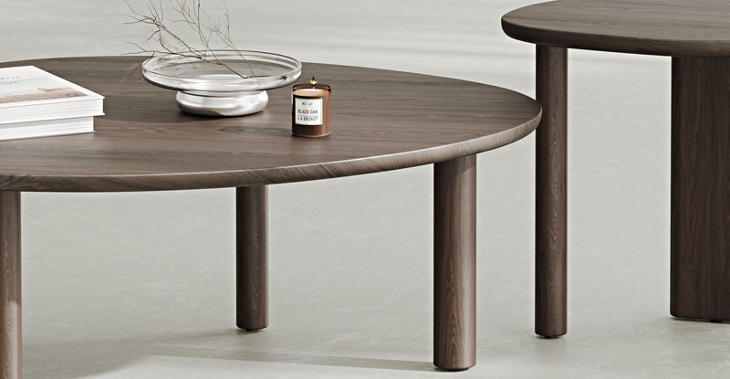 Almond Double Coffee Table Set Large