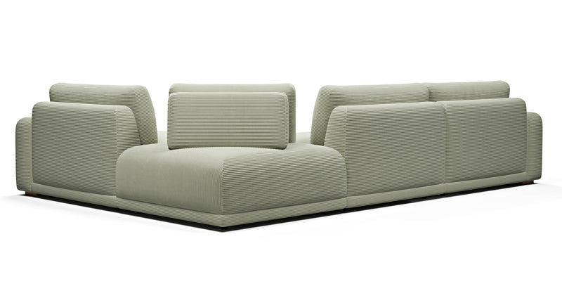 Carle 339 x 234 Sectional double arm - Cord velour
