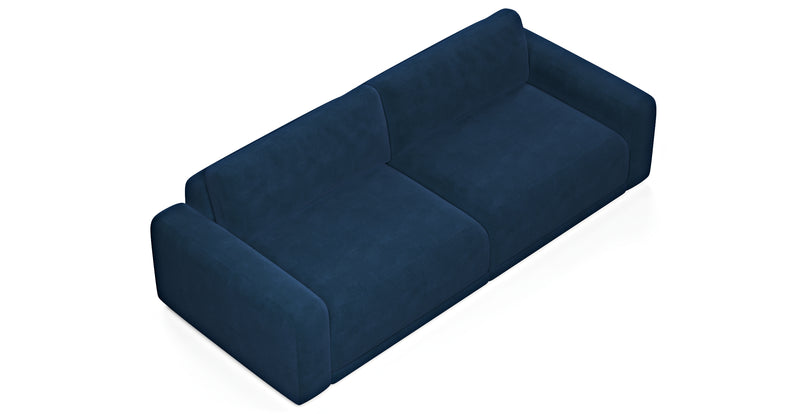 Carle 3-Sitzer Doppelarm - Cord Velours