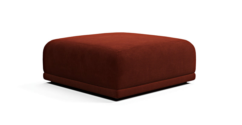 Carle Ottoman - Cord Velours