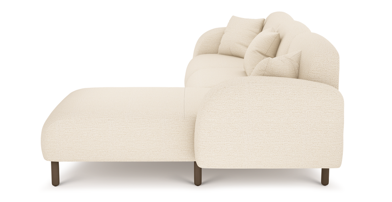 Brood 278 x 168 Sektional Holzbein - Naturgewebe