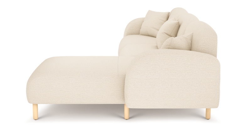 Brood 278 x 168 Sektional Holzbein - Naturgewebe