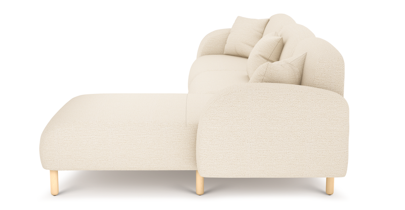 Brood 304 x 168 Sektional Holzbein - Naturgewebe