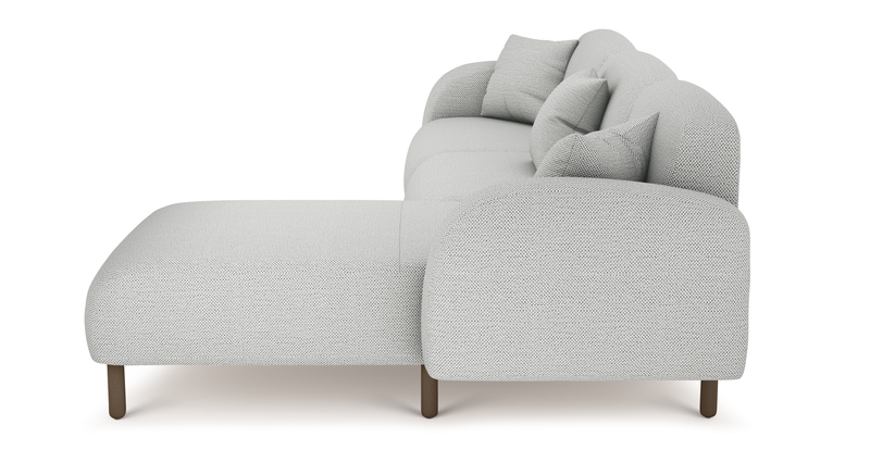 Brood 304 x 168 Sektional Holzbein - Naturgewebe