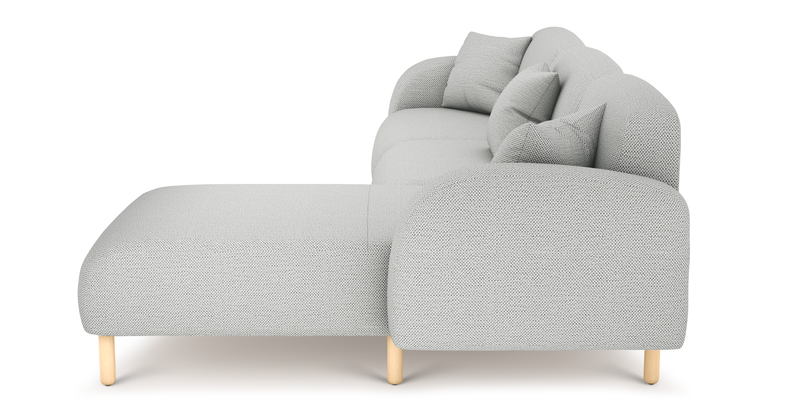 Brood 304 x 168 Sektional Holzbein - Naturgewebe