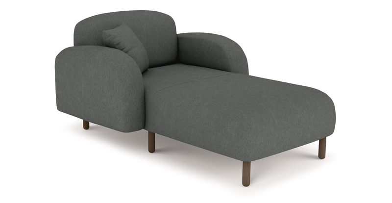 Brood Recamiere Holzbein - Performance-Stoff