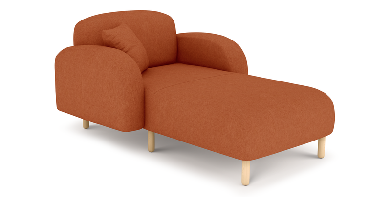 Brood Recamiere Holzbein - Performance-Stoff