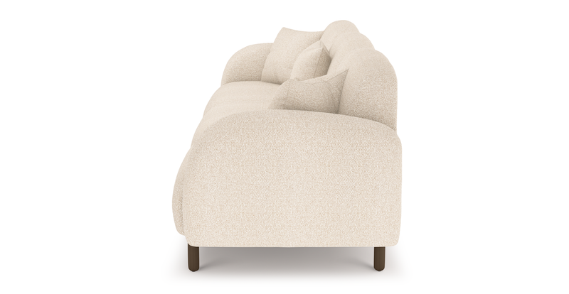 Brood 4-Sitzer Sofa Holzbein - Bouclé