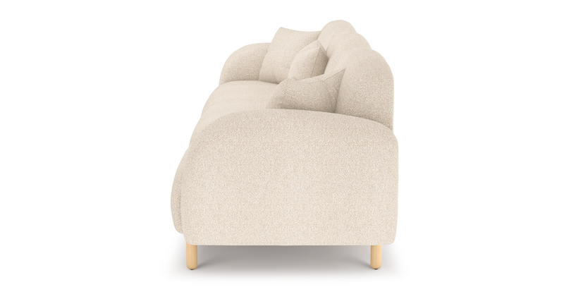 Brood 4-Sitzer Sofa Holzbein - Bouclé