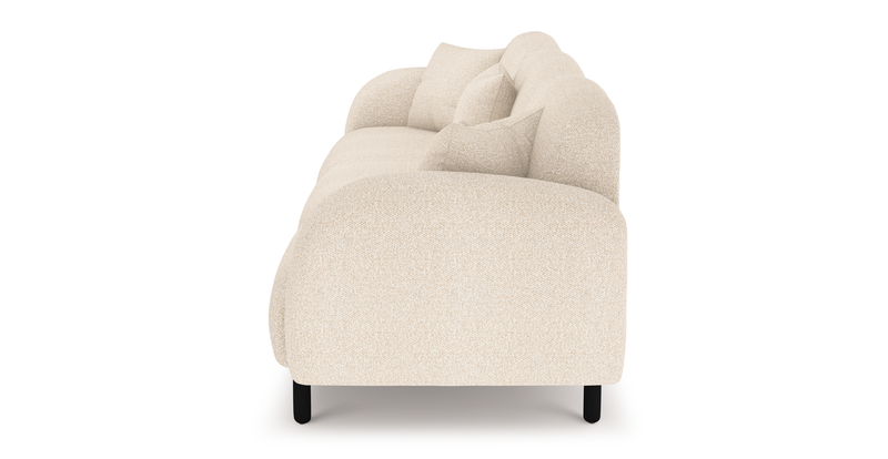 Brood 4-Sitzer Sofa Holzbein - Bouclé