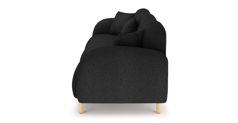 Brood 4-Sitzer Sofa Holzbein - Bouclé