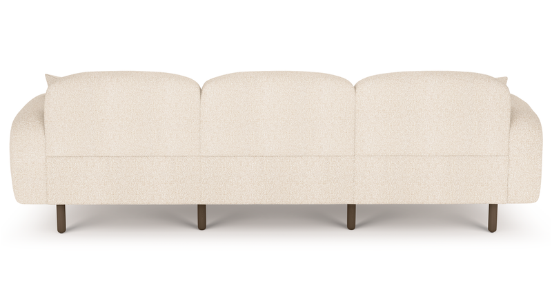 Brood 4-Sitzer Sofa Holzbein - Bouclé