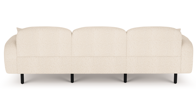 Brood 4-Sitzer Sofa Holzbein - Bouclé