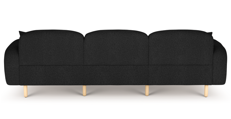 Brood 4-Sitzer Sofa Holzbein - Bouclé