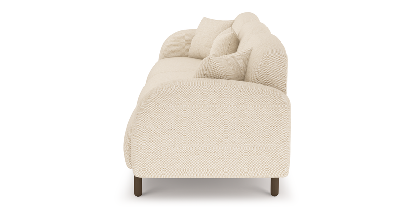Brood 4-Sitzer Sofa Holzbein - Naturgewebe