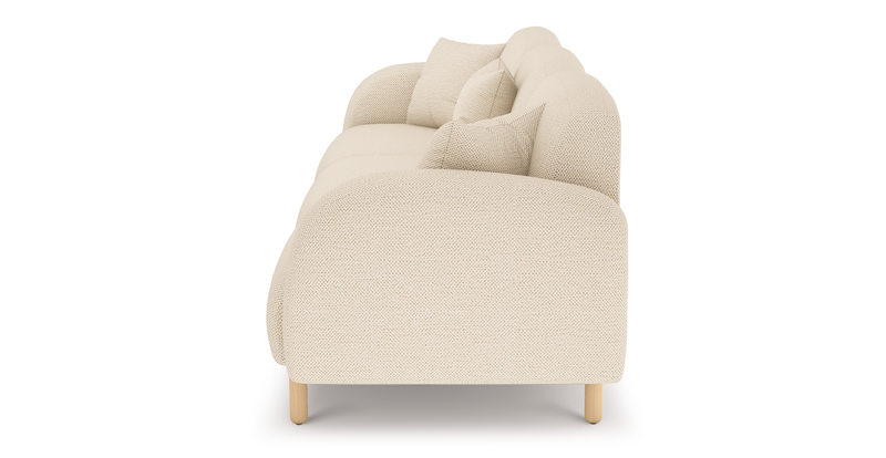 Brood 4-Sitzer Sofa Holzbein - Naturgewebe