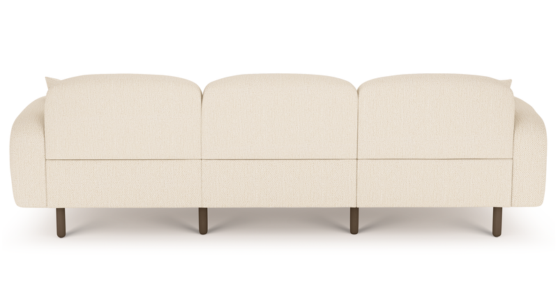 Brood 4-Sitzer Sofa Holzbein - Naturgewebe