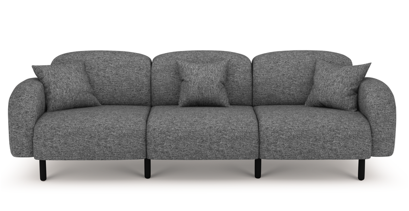 Brood 4-Sitzer Sofa Holzbein - Naturgewebe
