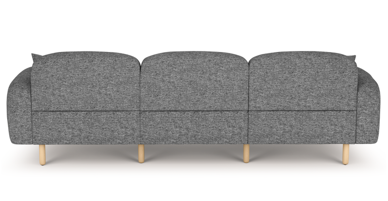 Brood 4-Sitzer Sofa Holzbein - Naturgewebe