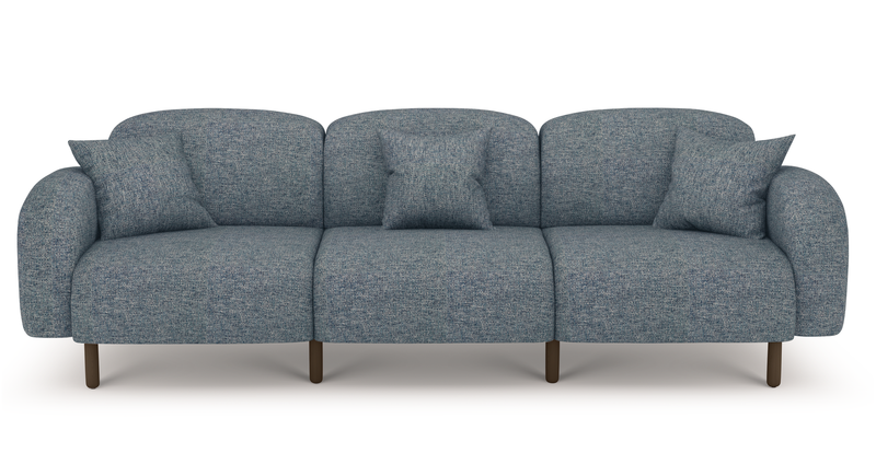 Brood 4-Sitzer Sofa Holzbein - Naturgewebe