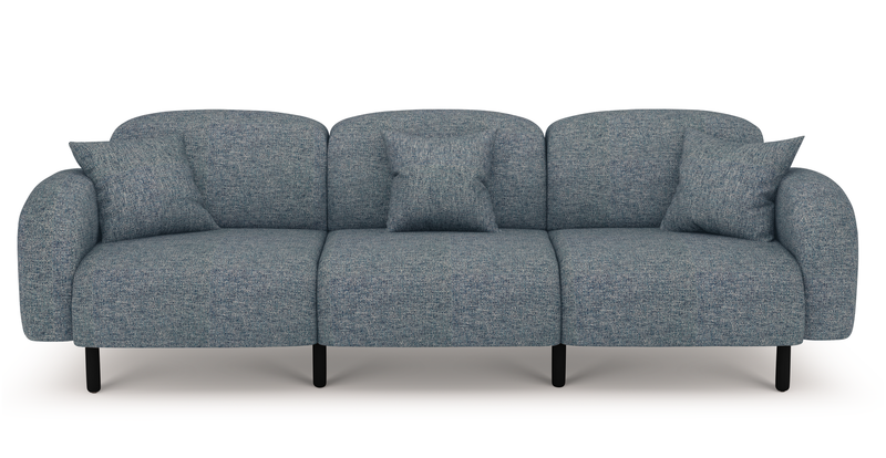 Brood 4-Sitzer Sofa Holzbein - Naturgewebe