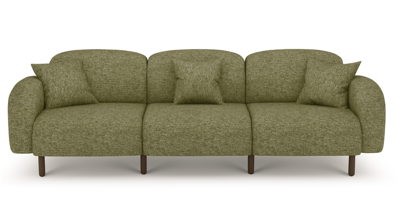 Brood 4-Sitzer Sofa Holzbein - Naturgewebe