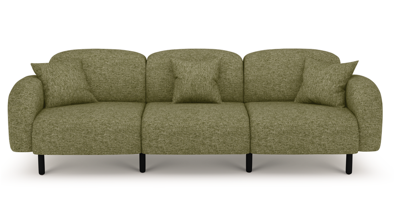 Brood 4-Sitzer Sofa Holzbein - Naturgewebe