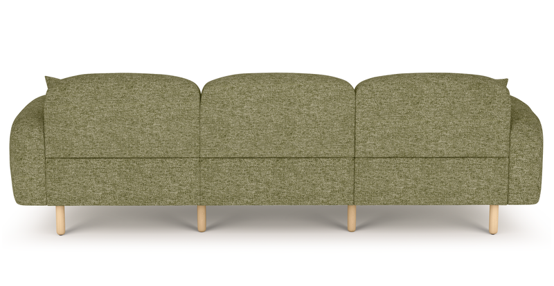 Brood 4-Sitzer Sofa Holzbein - Naturgewebe