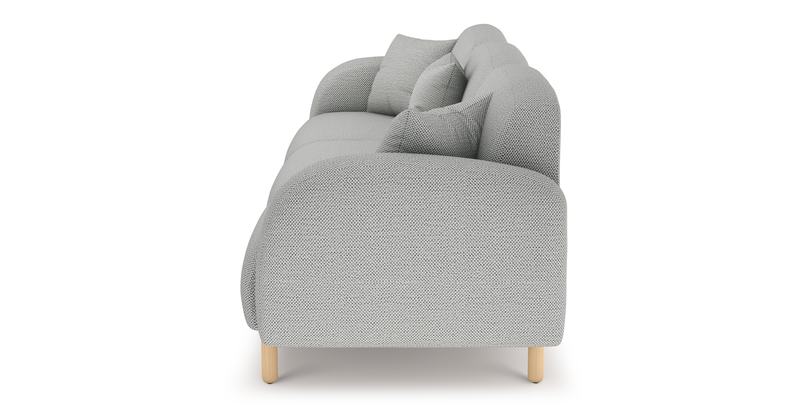Brood 4-Sitzer Sofa Holzbein - Naturgewebe