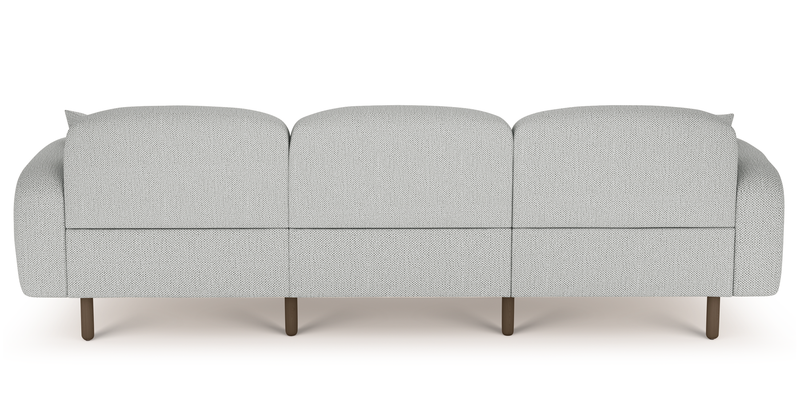 Brood 4-Sitzer Sofa Holzbein - Naturgewebe
