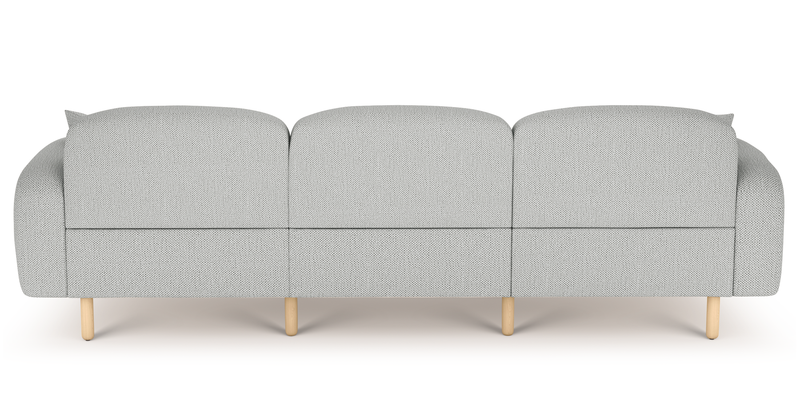 Brood 4-Sitzer Sofa Holzbein - Naturgewebe