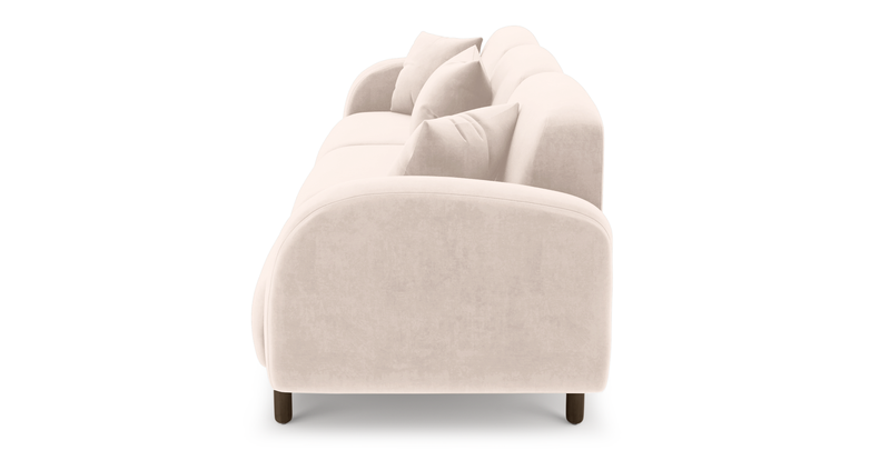Brood 4-Sitzer Sofa Holzbein - Samt